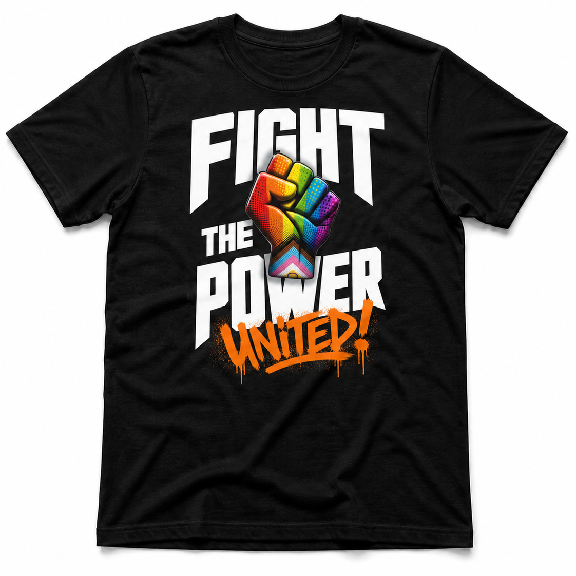 FIGHT THE POWER - UNITED! Premium T-Shirts + 10 Gratis Sticker