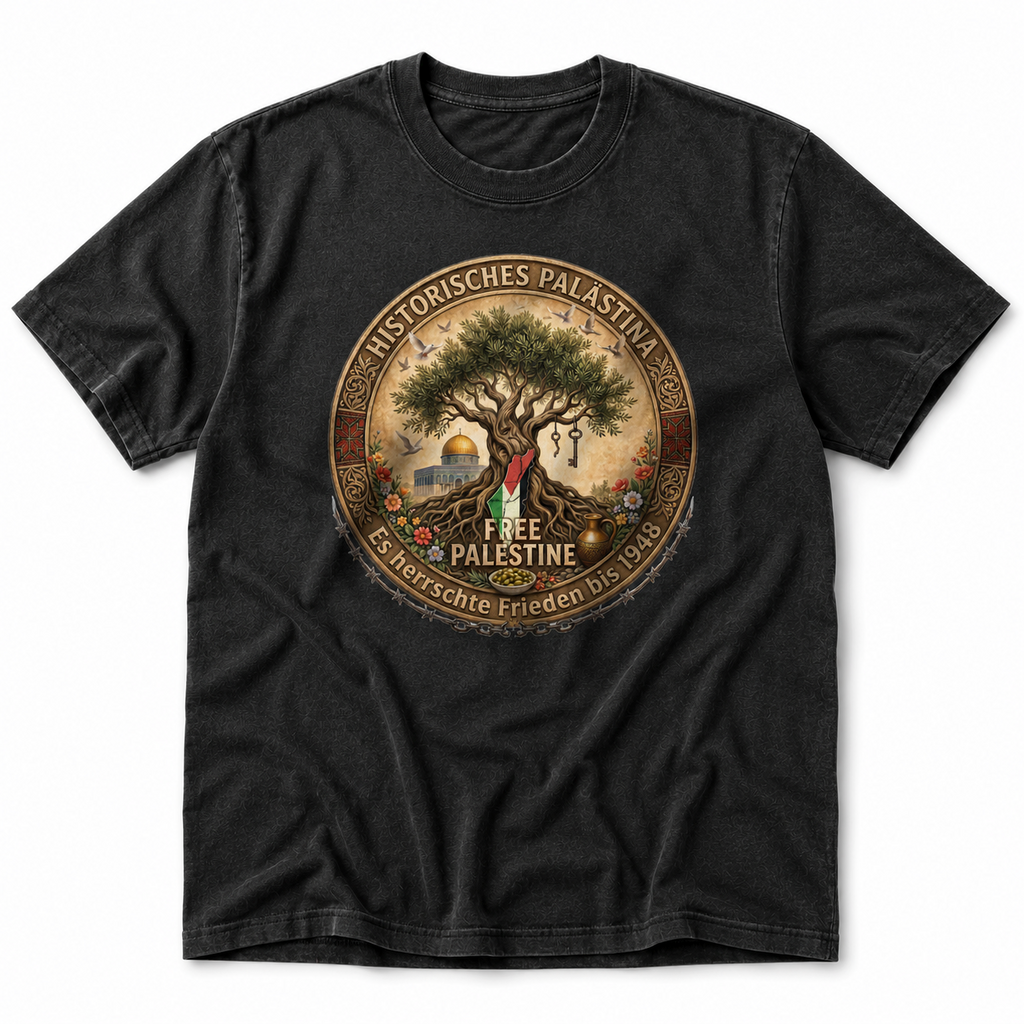 Historisches Palästina - Premium T-Shirts + Gratis Sticker