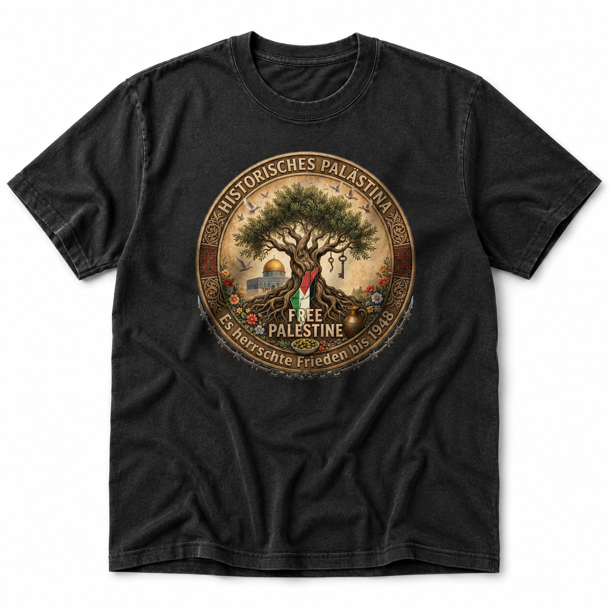 Historisches Palästina - Premium T-Shirts + Gratis Sticker